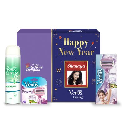 Gillette Venus Breeze Razor Shaving New Year Gift ...