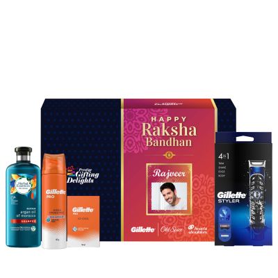 Mens Beard & Hair Premium grooming Rakhi Gift Pack