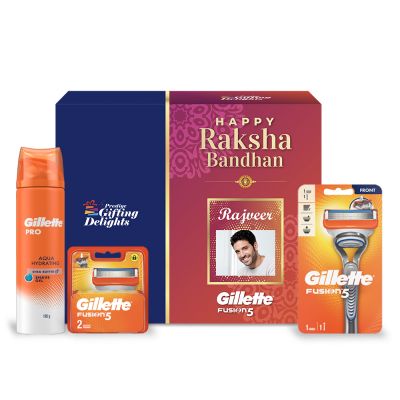 Gillette Fusion Shaving Rakhi Gift Pack