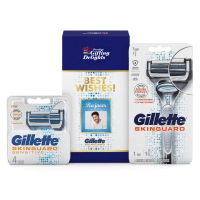 Gillette Skinguard Razor Shaving Best Wishes Gift ...