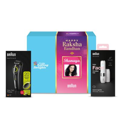 Braun Trimmers Rakhi Gift Set For The Couple