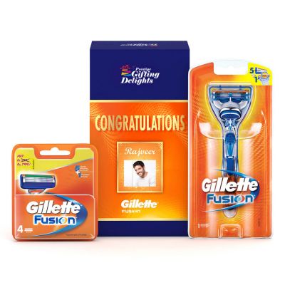 Gillette Fusion Razor Shaving Congratulations Gift...