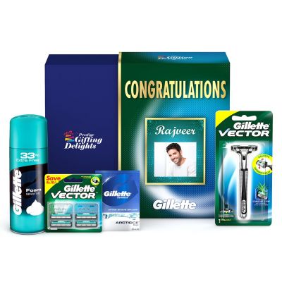 Gillette Vector Shaving Congratulations Gift Pack