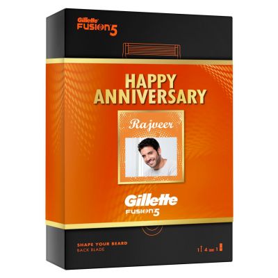 Gillette Fusion Premium Anniversary Gift Pack for ...
