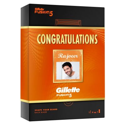 Gillette Fusion Premium Congratulation Gift Pack f...