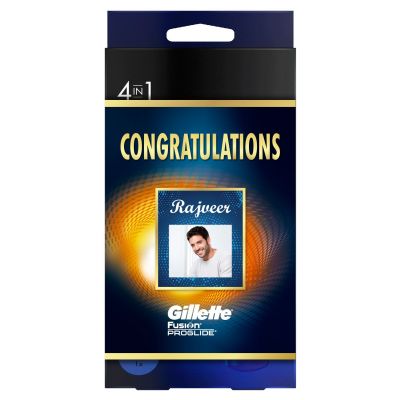 Gillette Fusion Proglide 4-in-1 Styler Congratulat...