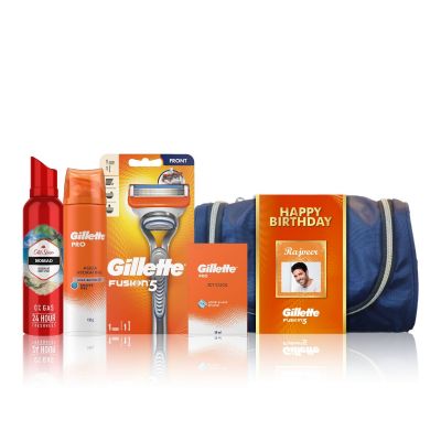 Gillette Fusion Birthday Travel Kit