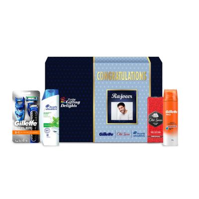 Men's Grooming Essentials Congratulations Gift Pac...