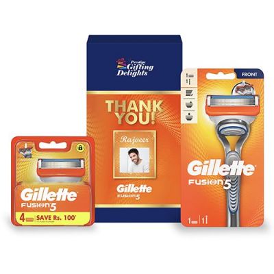 Gillette Fusion Razor Shaving Thank You Gift Pack ...