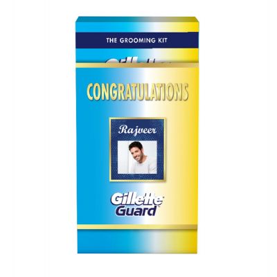 Gillette Guard 5 in 1 Shaving Kit with a Travel Po...