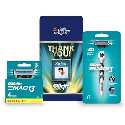 Gillette Mach3 Razor Shaving Thank You Gift Pack f...
