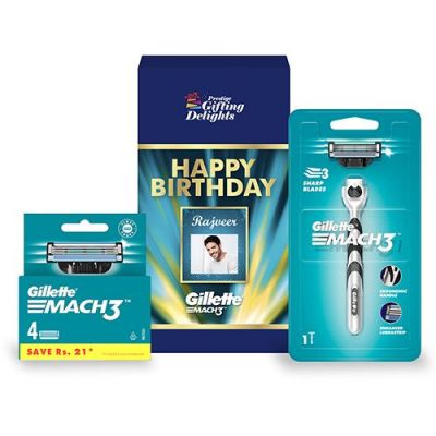 Gillette Mach3 Razor Shaving Birthday Gift Pack fo...