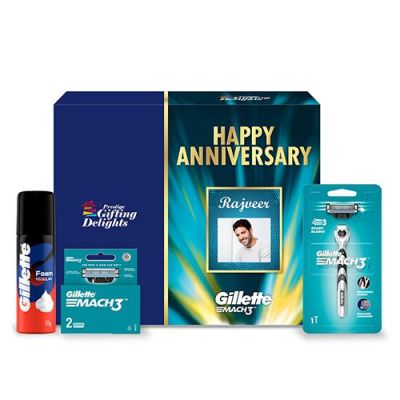 Gillette Mach3 Razor Anniversary Gift Pack for Men