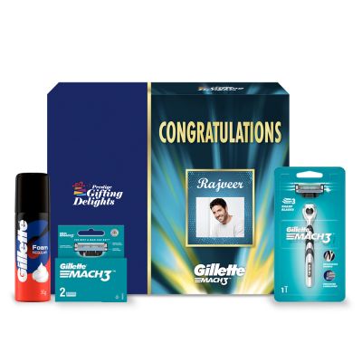Gillette Mach3 Razor Congratulations Gift Pack for...