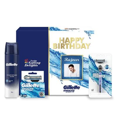 Gillette Mach3 Start Razor Shaving Birthday Gift P...