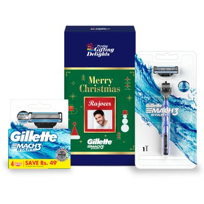 Gillette Mach3 Start Razor Shaving Christmas Gift ...