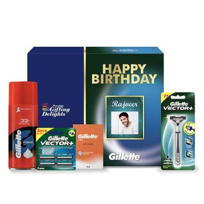 Gillette Vector Shaving Birthday Gift Pack