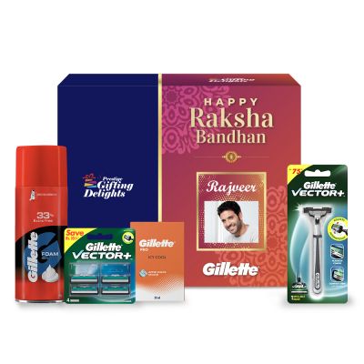 Gillette Vector Shaving Rakhi Gift Pack