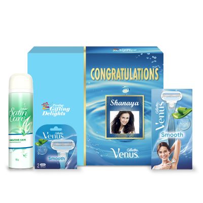 Gillette Venus Razor Shaving Congratulations Gift ...