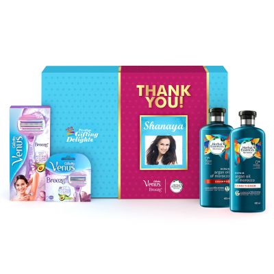 Gillette Venus Breeze & Herbal Essence Premium Bea...