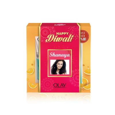 Olay Vitamin C Kit for 2X Glow – Serum + Cleanse...