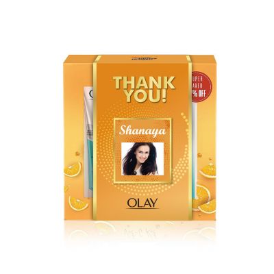 Olay Vitamin C Kit for 2X Glow – Serum + Cleanse...