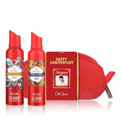 Old Spice Deo Anniversary Pack With Pouch
