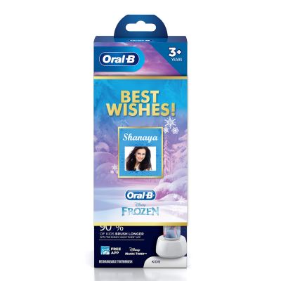 Oral-B Kids Electric Rechargeable Toothbrush Froze...