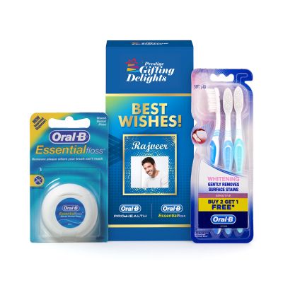 Oral B Manual Toothbrush & Essential Floss Dental ...