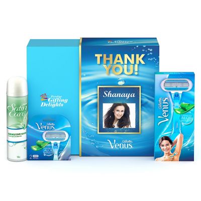Gillette Venus Razor Shaving Thank You Gift Pack f...