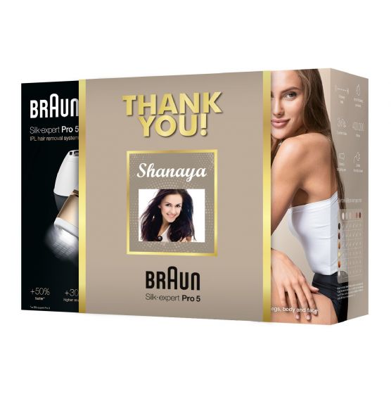 Braun IPL Hair Removal for Women Silk Expert Pro 5 PL5137 Thank You Gift Pack
