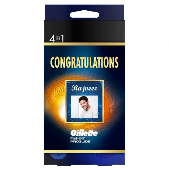 Gillette Fusion Proglide 4-in-1 Styler Congratulation Gift Pack