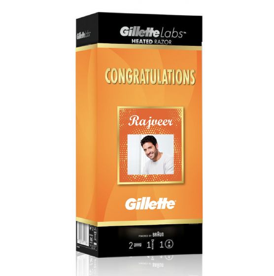GilletteLabs Heated Razor Starter Congratulation Gift Pack