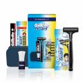 Gillette Guard 5 in 1 Shaving Kit with a Travel Pouch Birthday Gift Pack