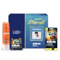 Gillette Fusion Proglide Razor Shaving Diwali Gift Pack for Men