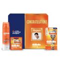 Gillette Fusion Power Razor Shaving Congratulations Gift Pack for Men