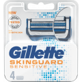 Gillette Skinguard Razor Shaving Thank You Gift Pack for Men with 4 Cartridge