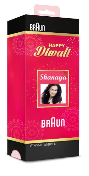 Braun Face Mini Hair Remover FS1000, Electric Facial Hair Removal Diwali Gift Pack for Women