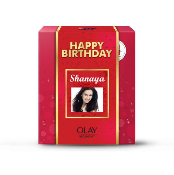 Olay Regenerist Micro Sculpting Day Moisturiser Cream Non SPF 50g with Cleanser, 100g Birthday Gift Pack