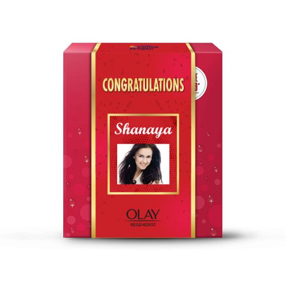 Olay Regenerist Micro Sculpting Day Moisturiser Cream Non SPF 50g with Cleanser, 100g Congratulation Gift Pack