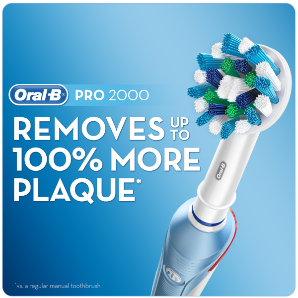 Pro 2 Electric Toothbrush with Cross Action Bristles Rechargeable