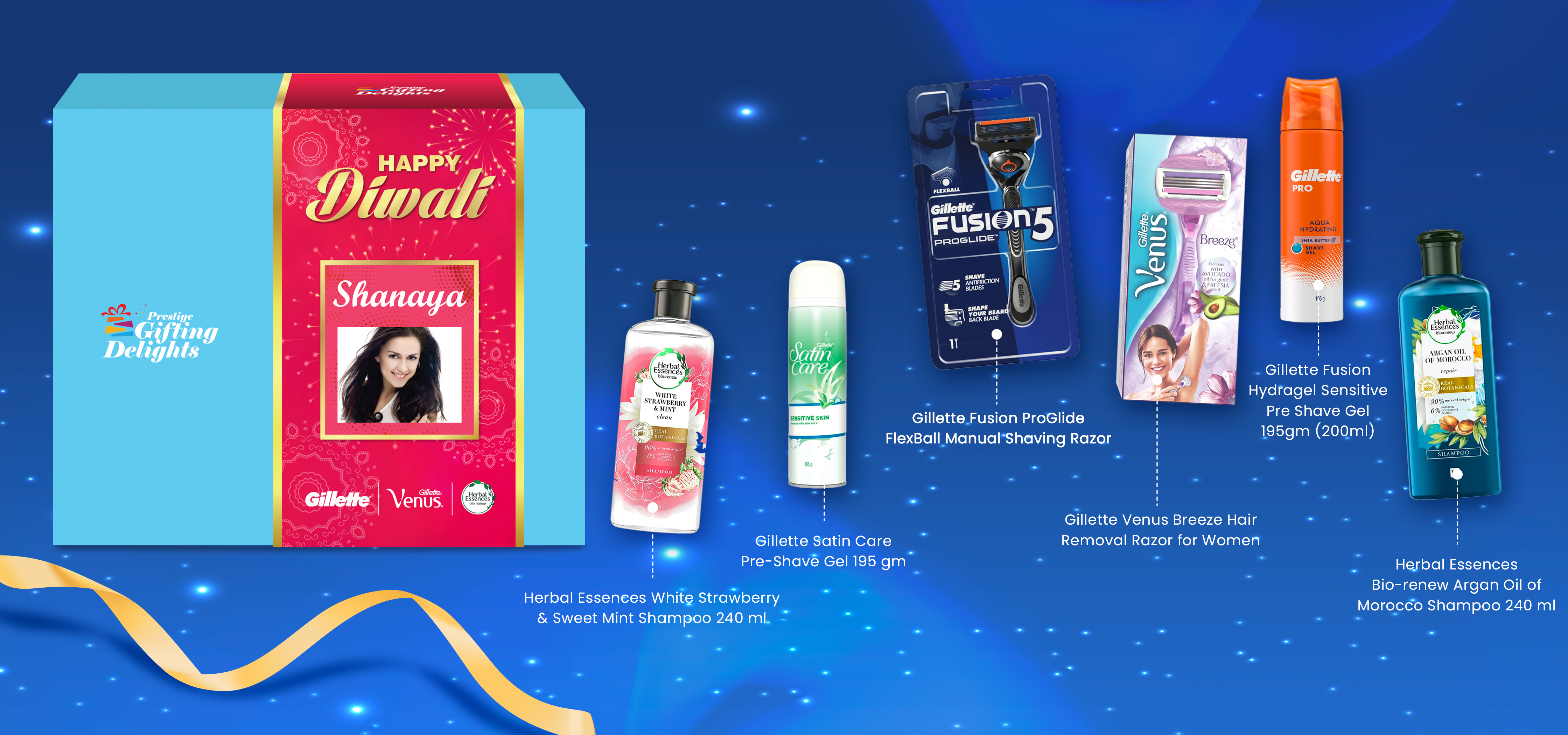 Breeze And Glide Shaving Diwali Gift Pack For The Duo