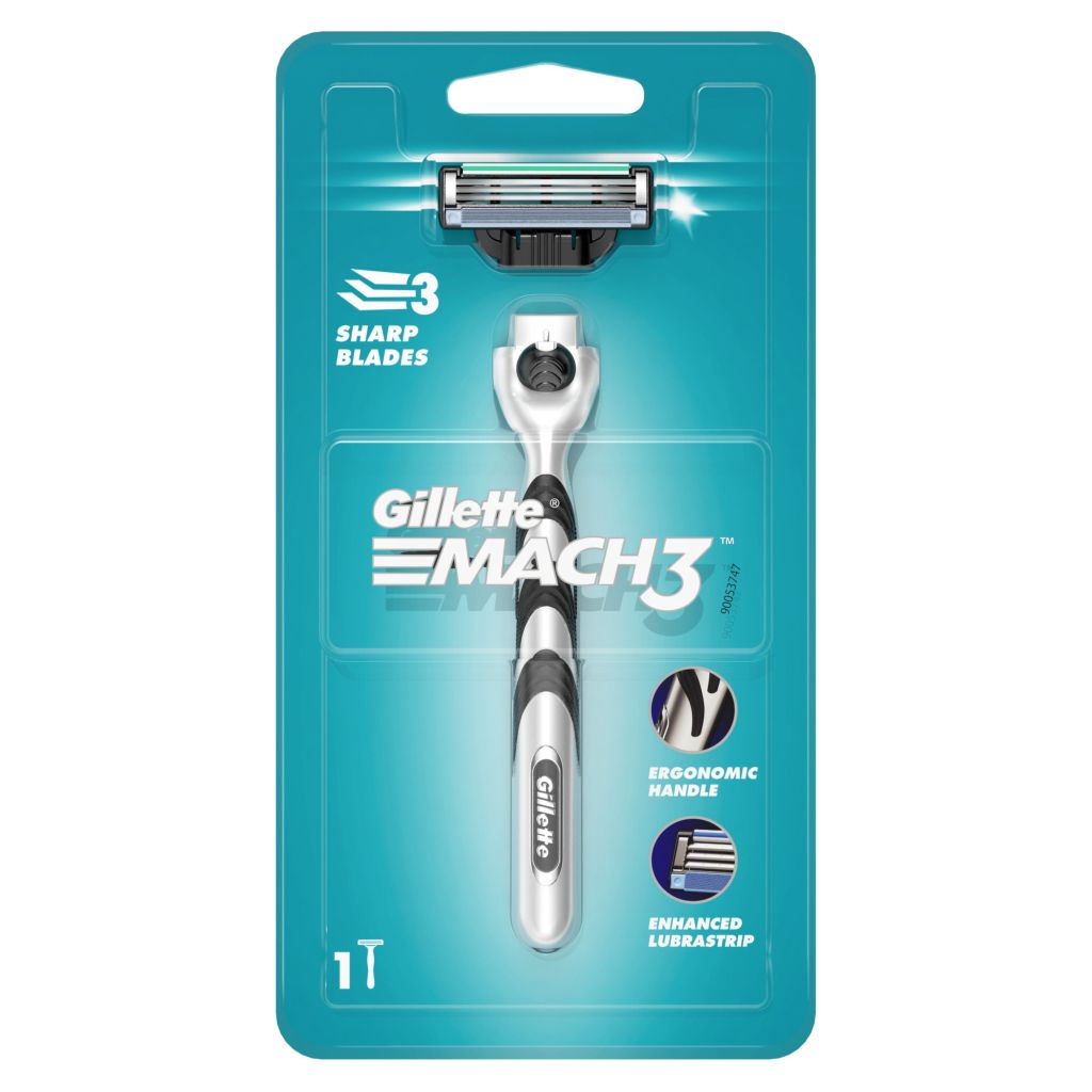Gillette Mach3 Razor Shaving Congratulations Gift Pack for Men with 4 Cartridge