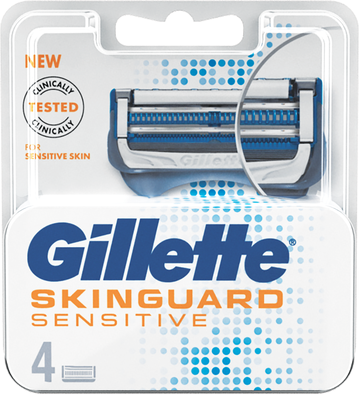 Gillette Skinguard Razor Shaving Congratulations Gift Pack for Men with 4 Cartridge