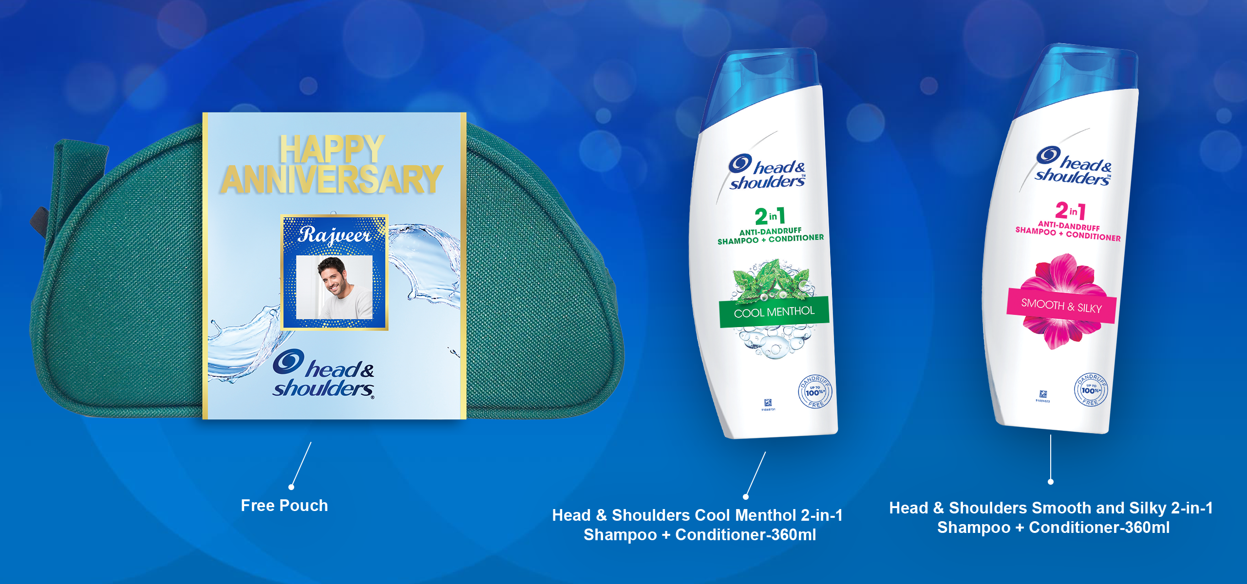 Head & Shoulders 2-in-1 Shampoo & Conditioner Anniversary Gift Pack