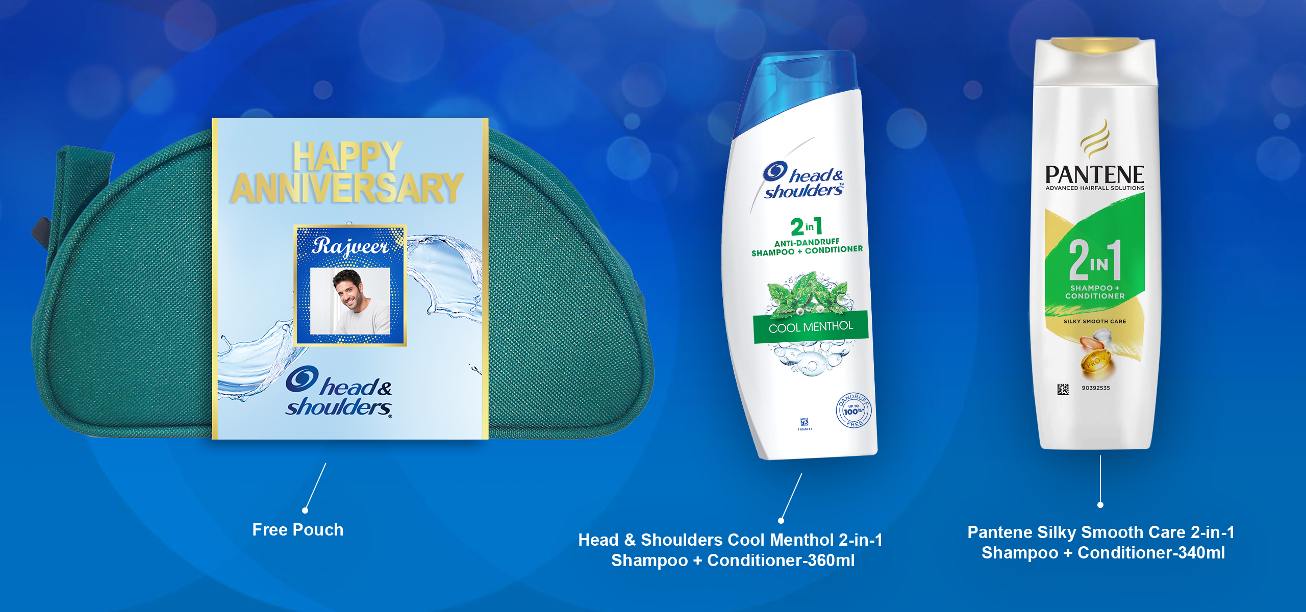 Head & Shoulders - Pantene 2-in-1 Shampoo & Conditioner Anniversary Gift Pack