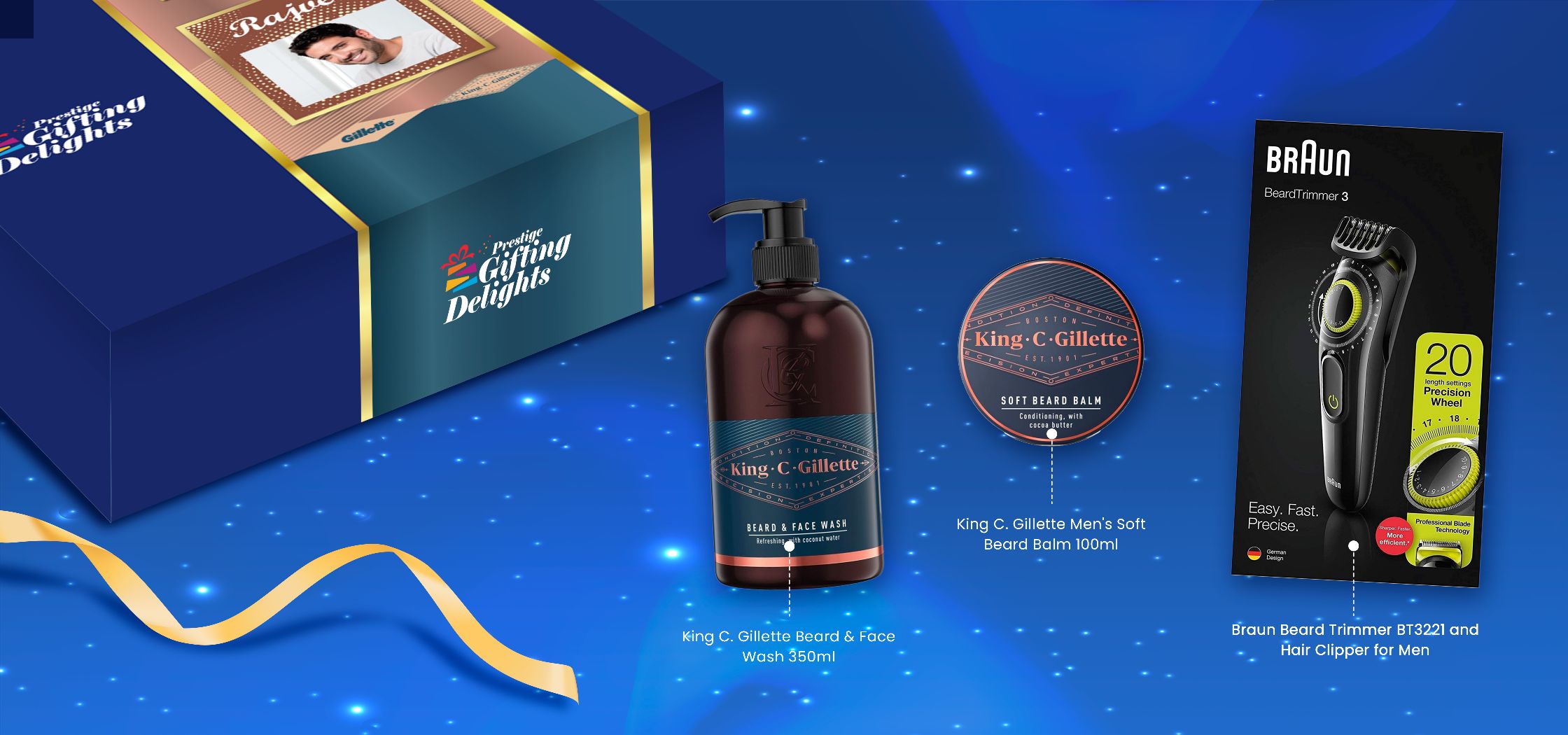 KCG + Braun Beard Grooming Congratulations Gift Pack
