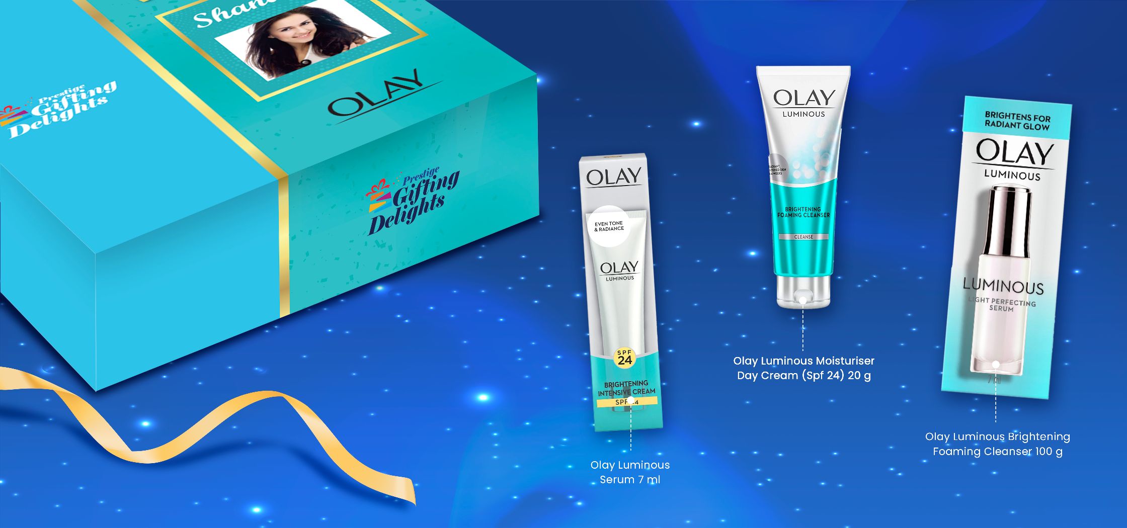 Olay Luminous Happy Anniversary Mini Bundle For Radiant Skin