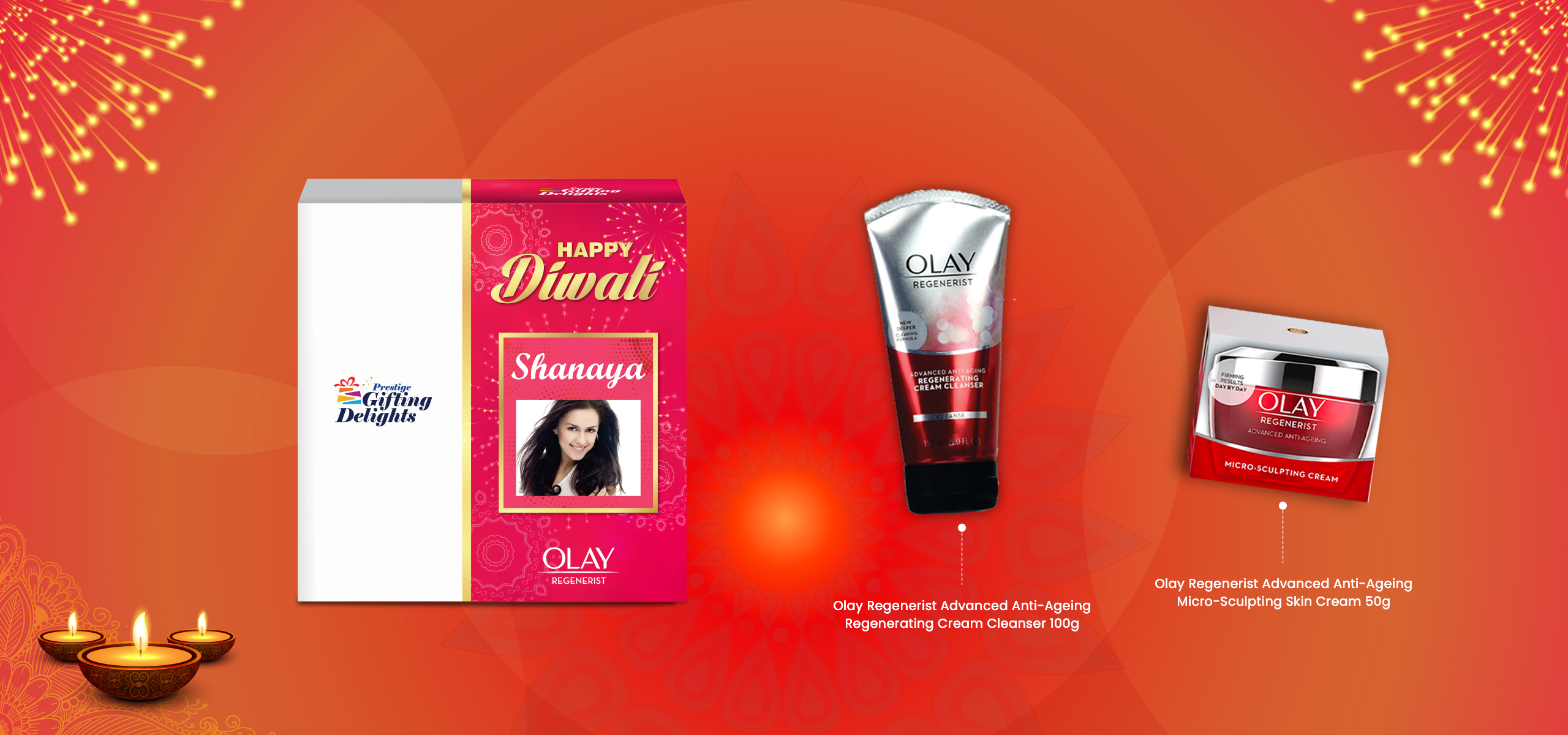 Olay Regenerist Deep Hydration Day Cream Regimen Diwali Gift Pack