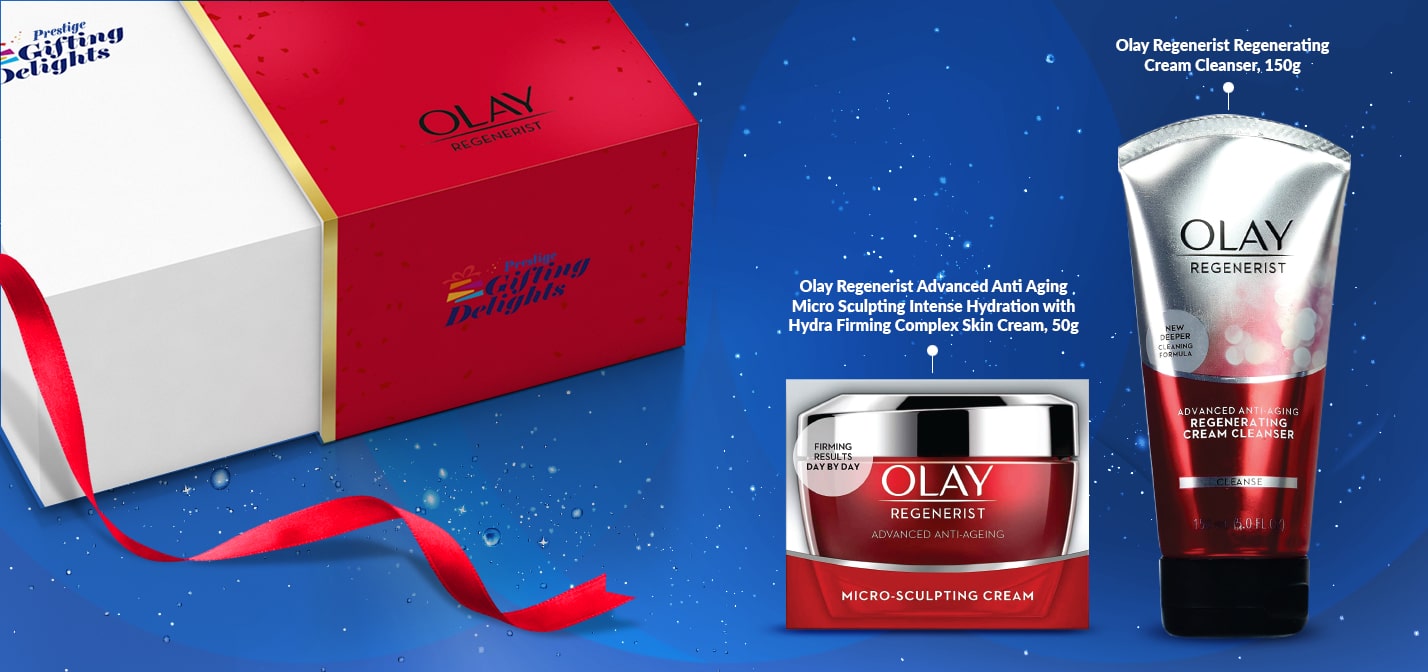 Olay Regenerist Deep Hydration Day Cream Regimen Best Wishes Gift Pack